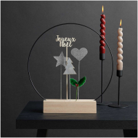 Rico-Design Metalen ring zwart mat 30 cm (38007.50.54)